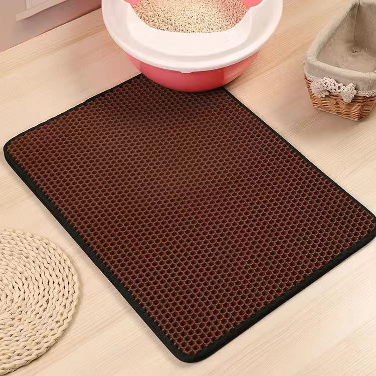 Double Layered Cat Litter Mat