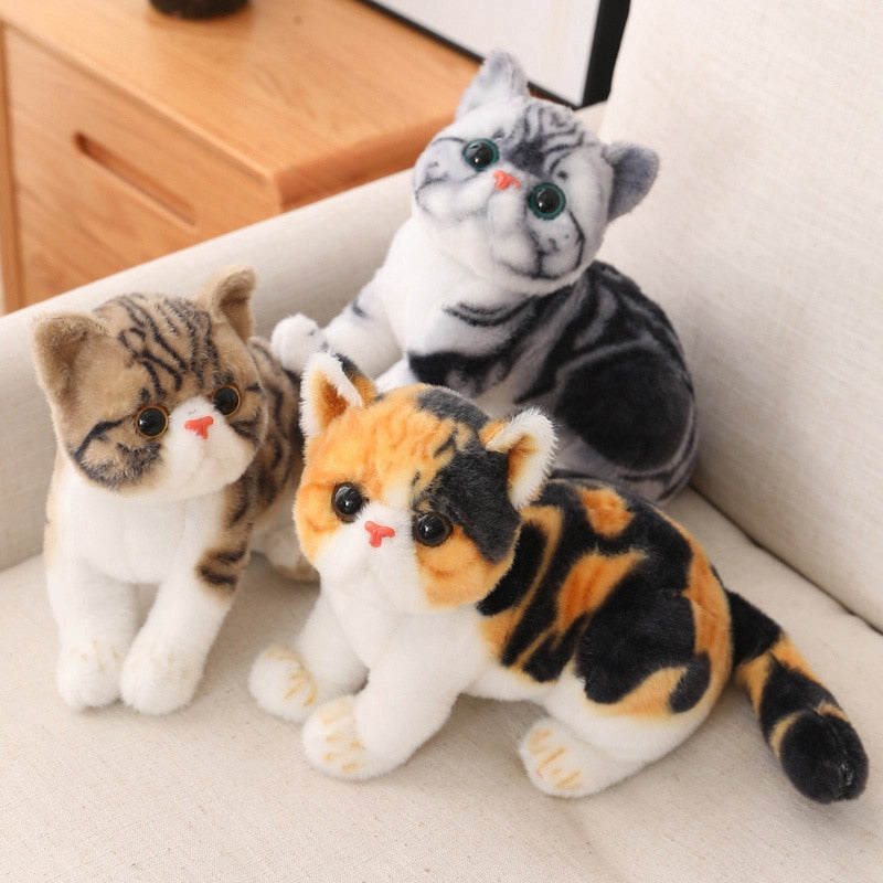 Realistic Cat Plush Toy